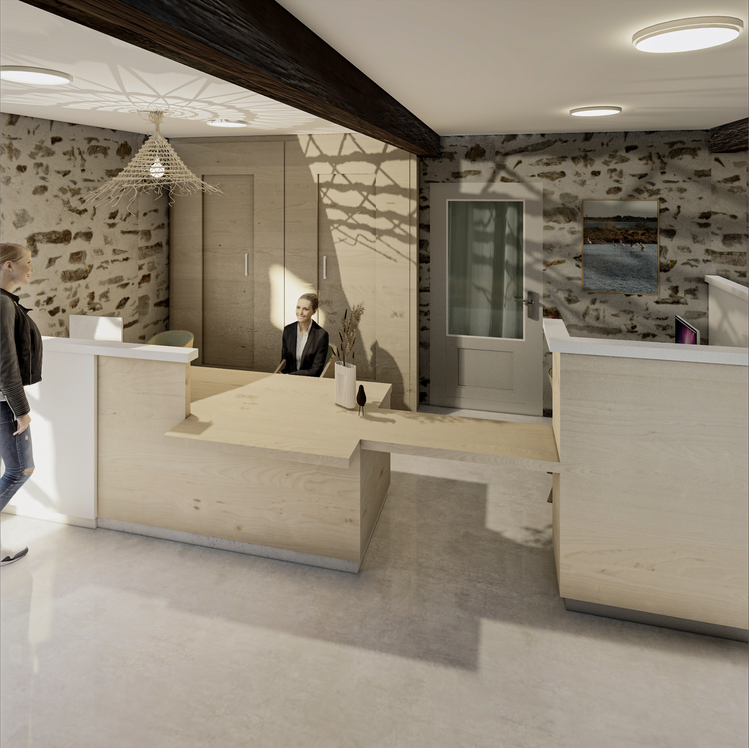 Broadview — Office reception styling project